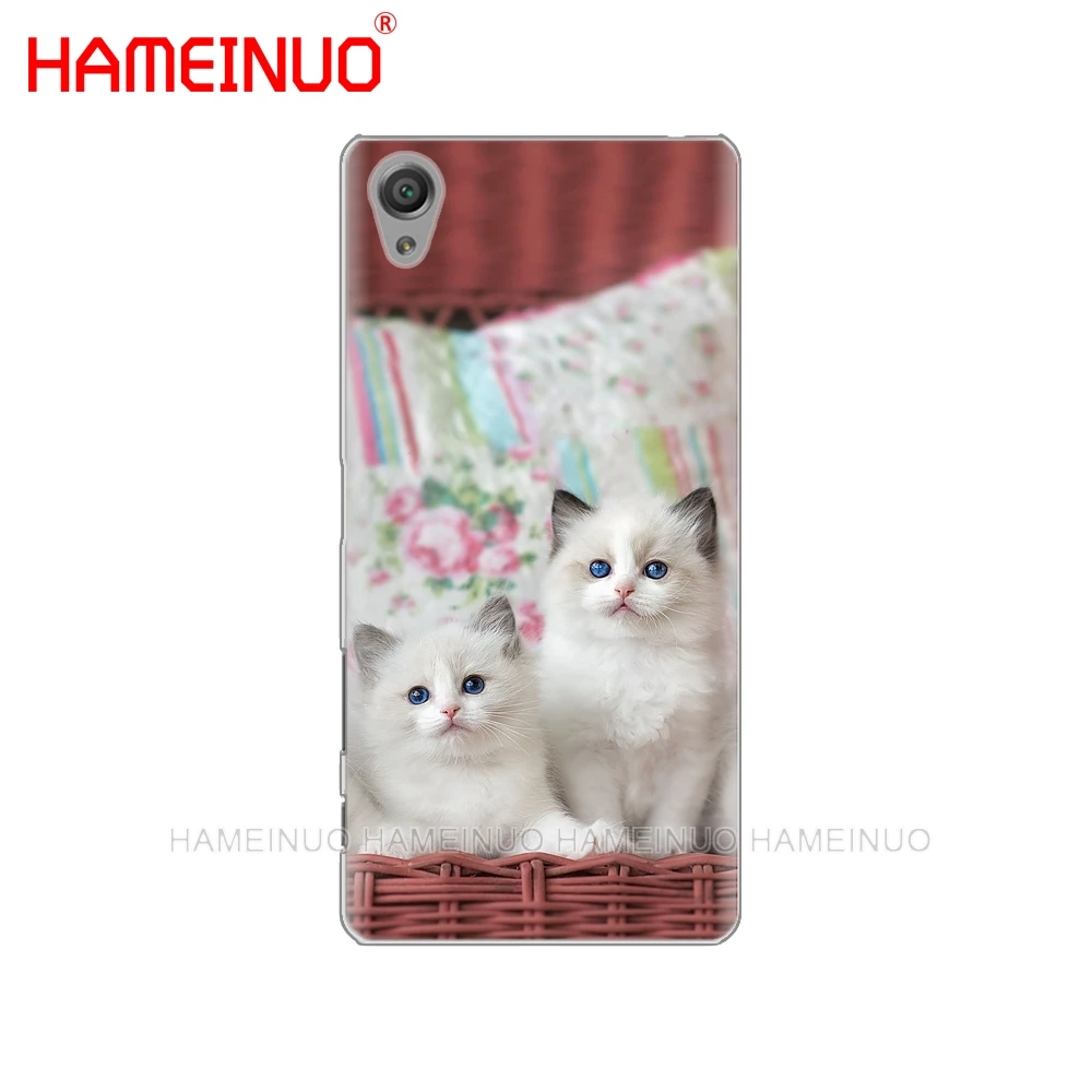 HAMEINUO чехол для телефона с изображением милого котенка sony xperia C6 XA1 XA ULTRA X XP L1 compact
