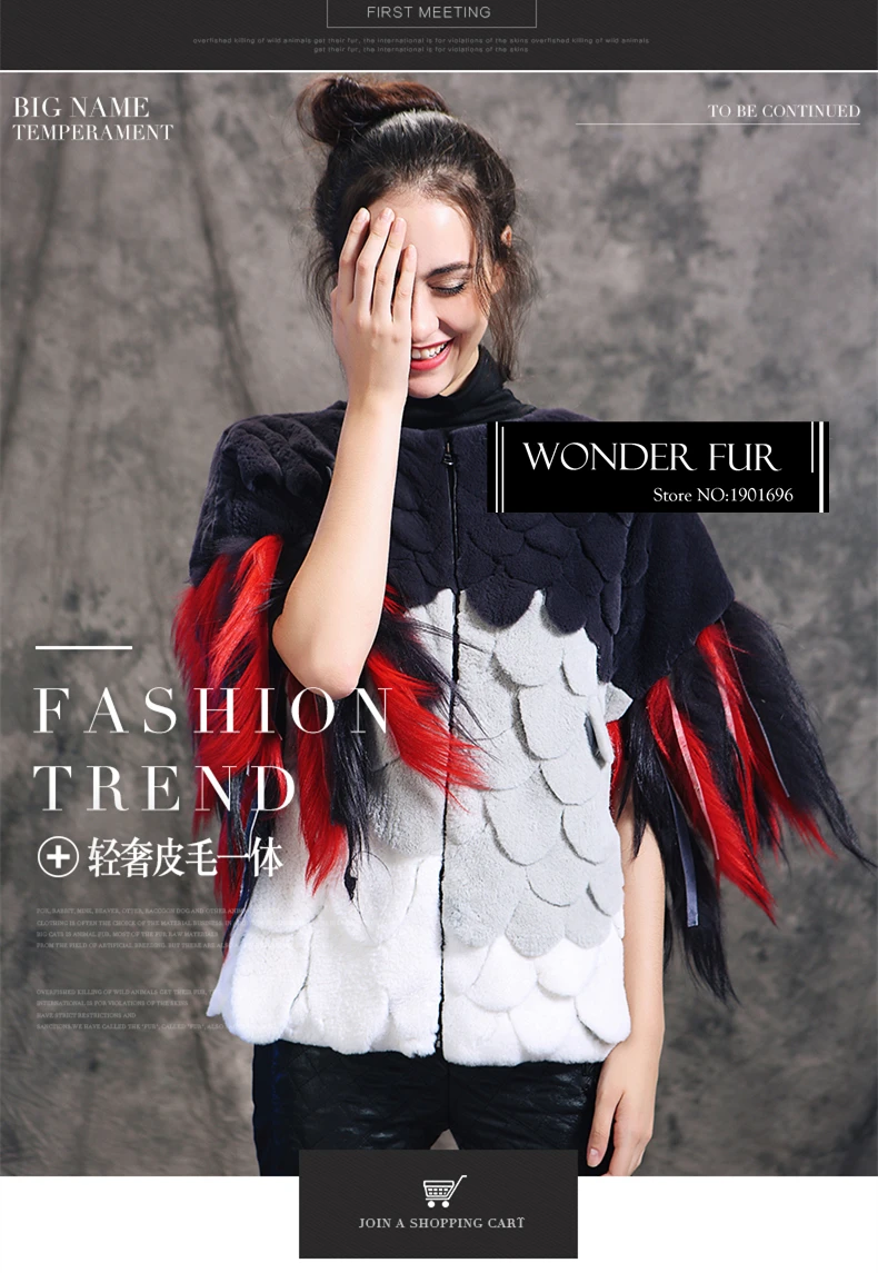Уличная одежда куртка с мехом кролика рекс отделкой из Козьего Меха модное