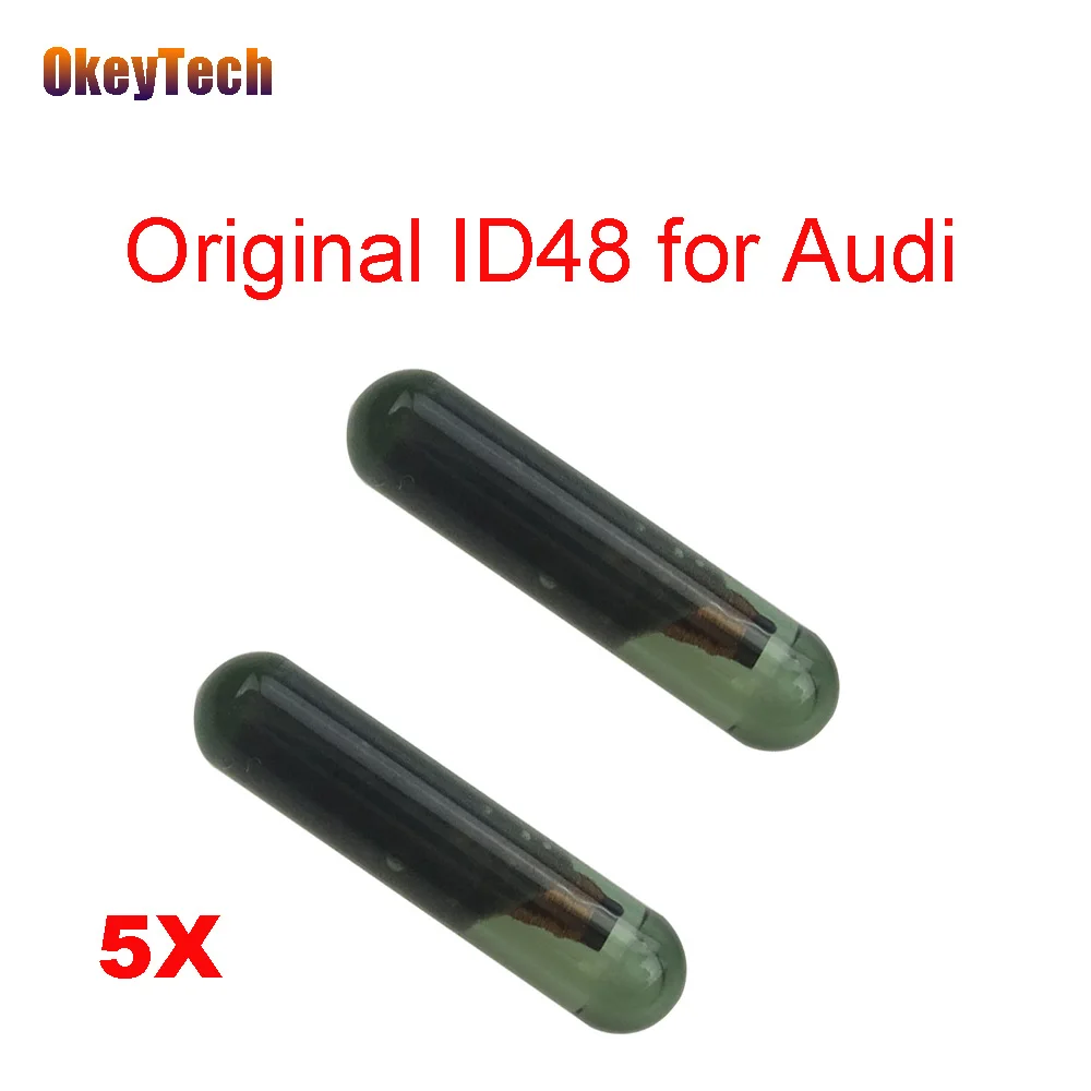 OkeyTech 5 шт./лот ID48 для автомобильного транспондера Audi оригинальный чип 48 ключа TP25