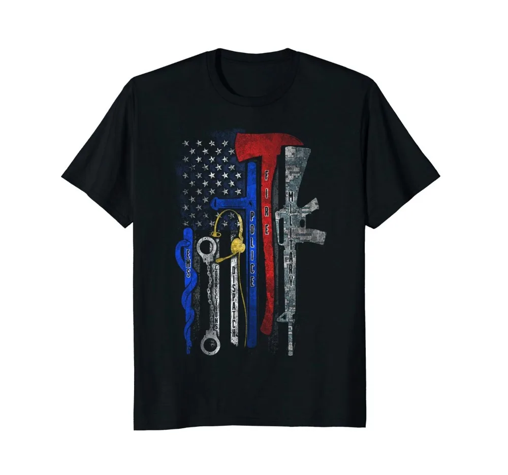

Heroes Flag T-Shirt 2019 New Summer Men Hot Sale Fashion Top Tee 100% Cotton Humor Men O NeckT Shirts