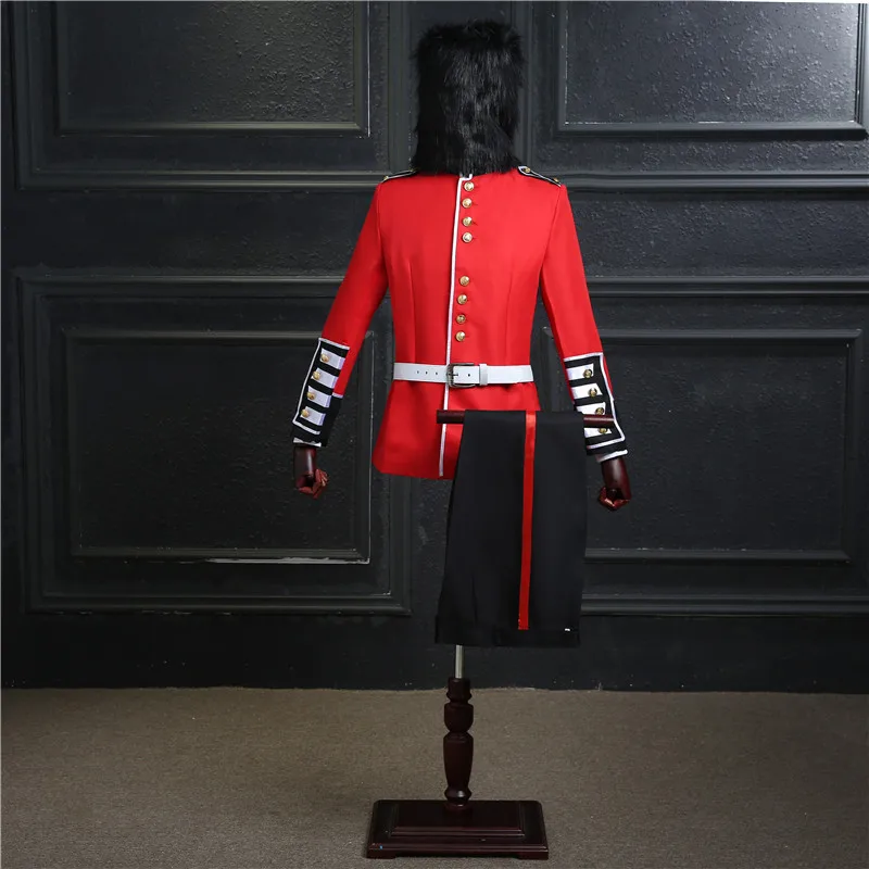 

(jacket+pants) male costume sets red army singer Royal Guard Prince William European style palace Costume Dress male soldier