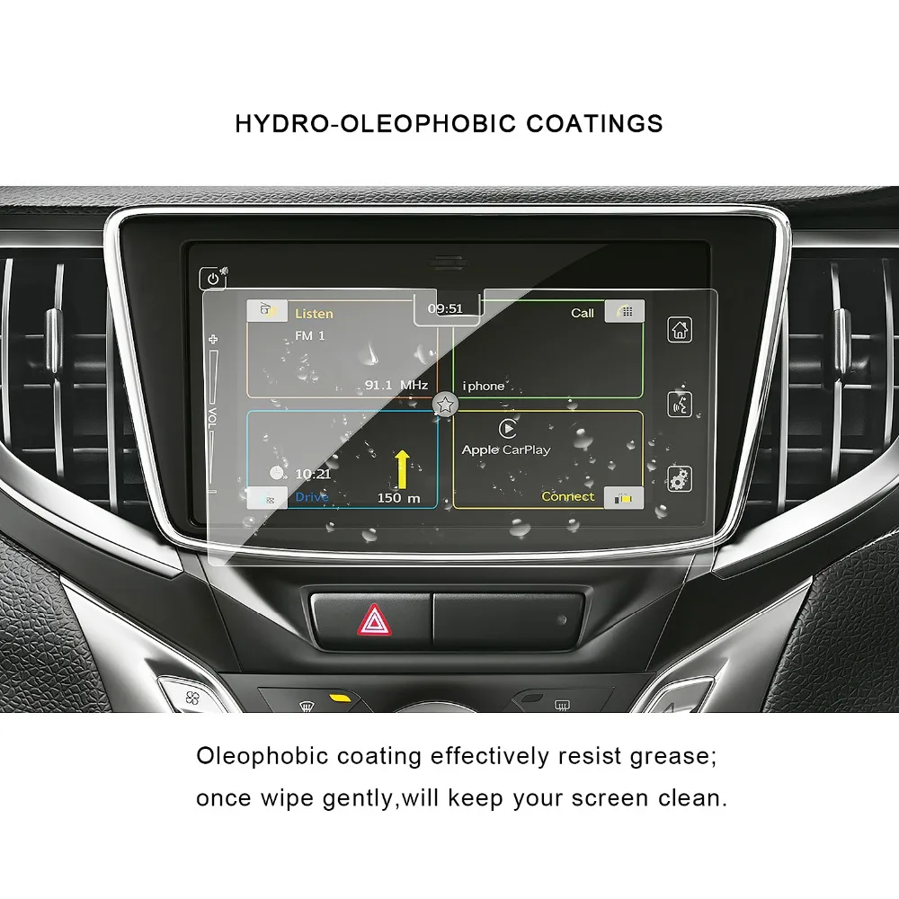 RUIYA 2 пакеты PET Защита экрана для Maruti Suzuki Baleno 7-дюймовый gps-навигации экран, невидимый прозрачный чехол