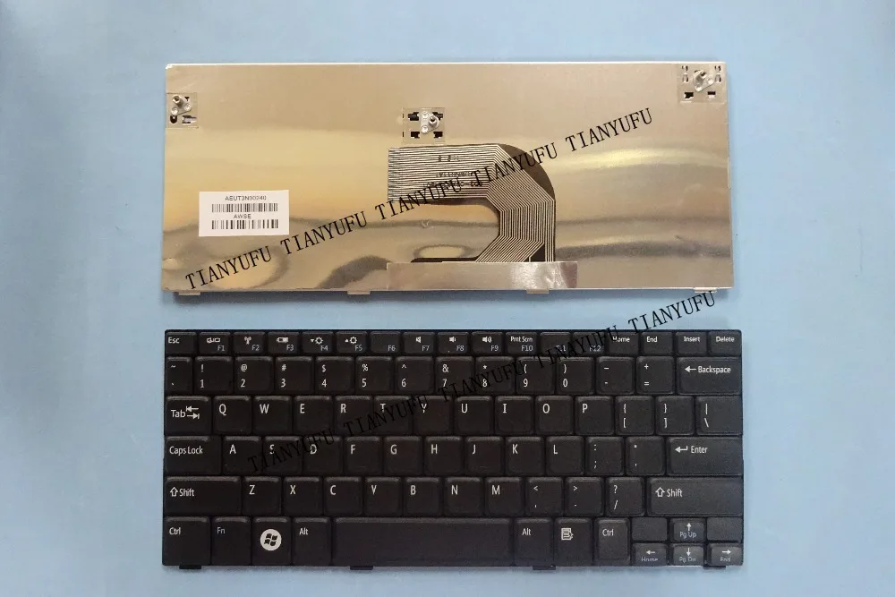 English NEW 1012 KEYBOARD For DELL Inspiron Mini mini 1018 1014 P04T US BLACK Laptop keyboard | Компьютеры и офис