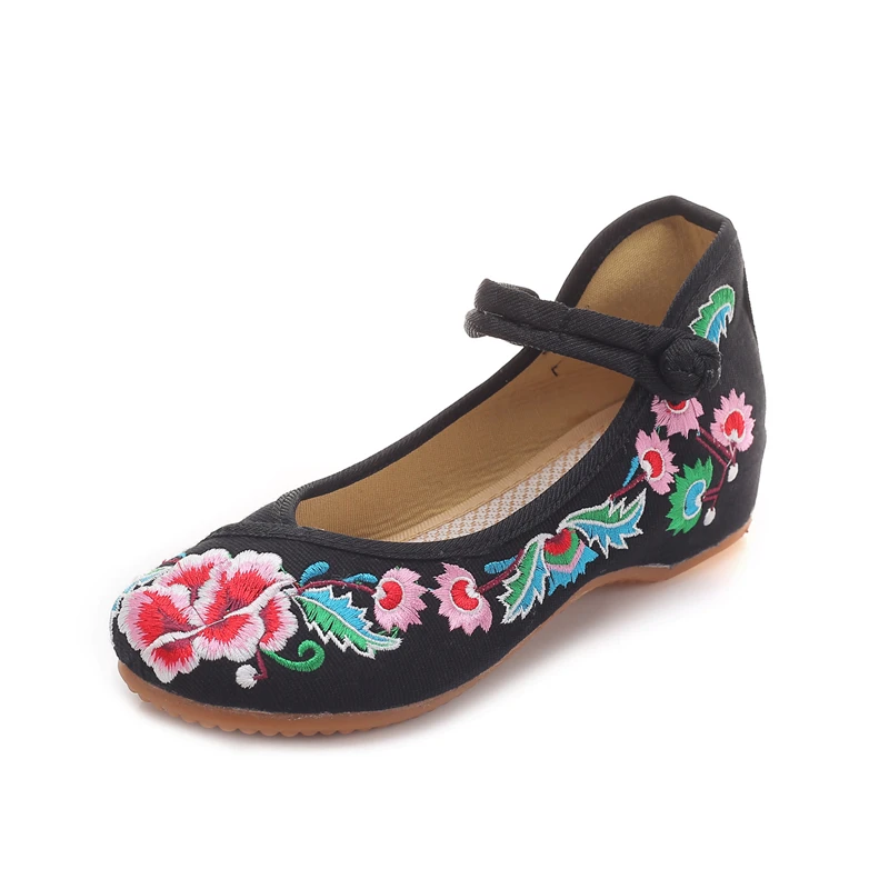Обувь на плоской подошве модная женская вышитая обувь Женские босоножки Zapatos De