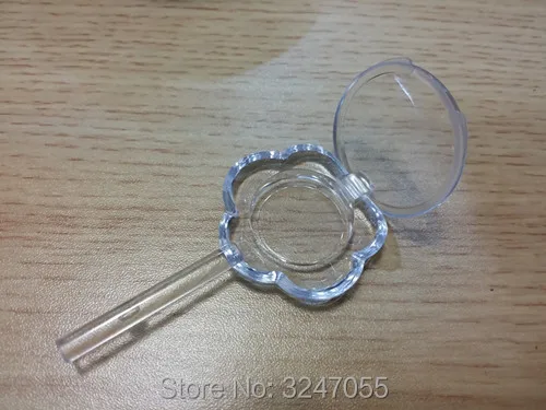 3G 100 шт./лот прозрачный милый пластиковый косметический ящик для хранения губ