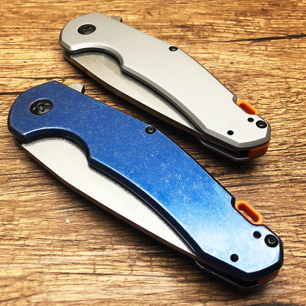 ZT0220 тактический складной Ножи D2 лезвие+ Сталь ручка титановое покрытие Флиппер выживания Открытый лагерь Карманный edc-инструмент Ножи
