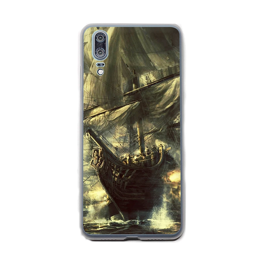 Desxz Pirate Ship Case For Huawei Honor 6A 6C 7A Pro 7C 7X 8X 9 10 Lite Note 8C Play Cover Shell | Мобильные телефоны и