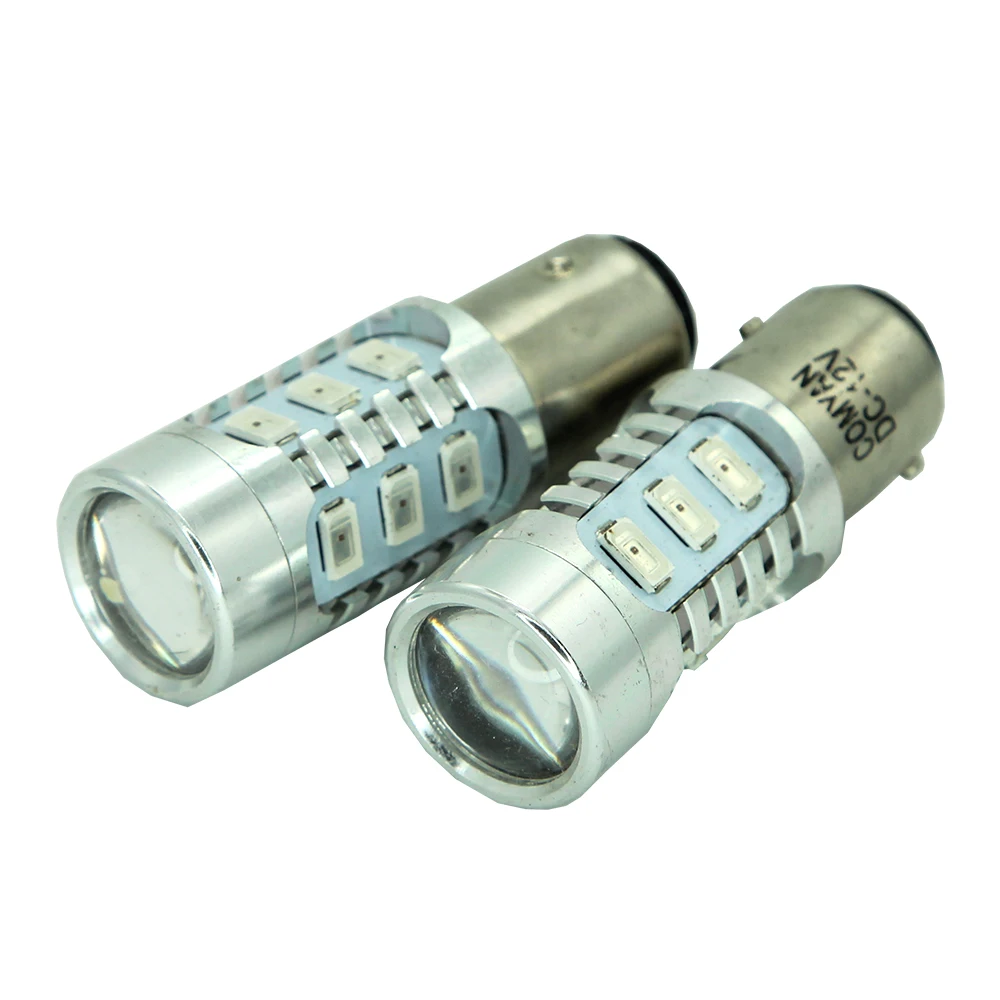 JGAUT 1 пара 1157 BA15S 5730 15 SMD белый противотуманный задний указатель поворота 5 Вт