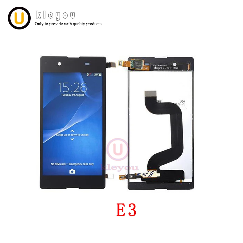 5 шт. для sony Xperia E3 D2243 D2202 D2203 D2206 полный Сенсорный экран Панель планшета relpacement 4