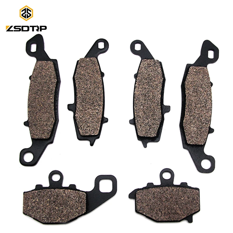 Передние и задние тормозные колодки для мотоцикла ZSDTRP KAWASAKI KLE 650 KLE650 Versys 07-13 ER6F 06-13