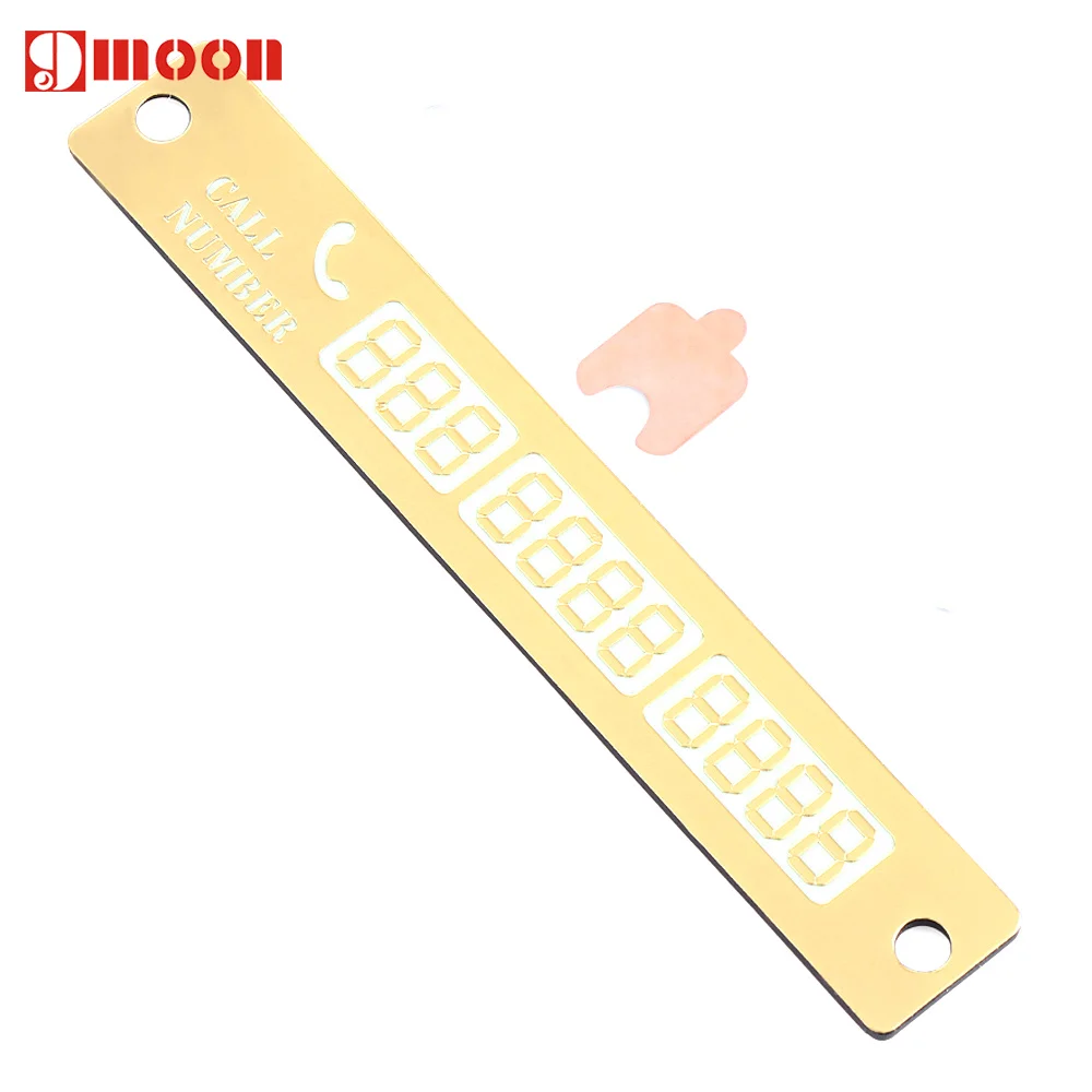 Автомобильная парковочная карта со светящимся номером телефона для Volkswagen VW Jetta MK5