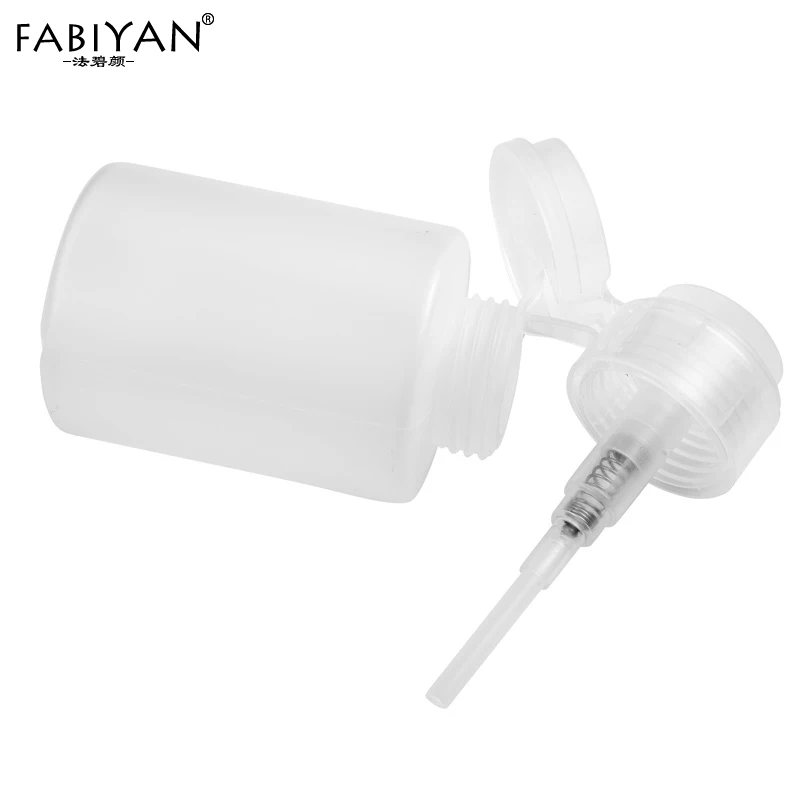 150ML Empty Bottle Pump Dispenser Plastic Polish Remover Cleaner Portable Travel Makeup Nail Art Manicure Tool Professional|pump dispenser|empty