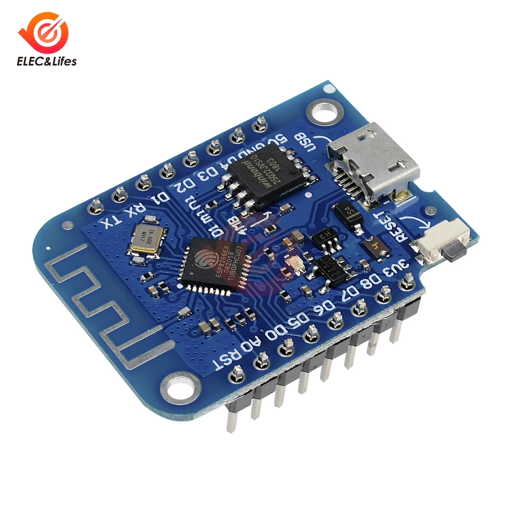 Wemos D1 мини V3.0 WIFI беспроводной модуль Интернет вещей Плата развития ESP8266 CH340 CH340G для