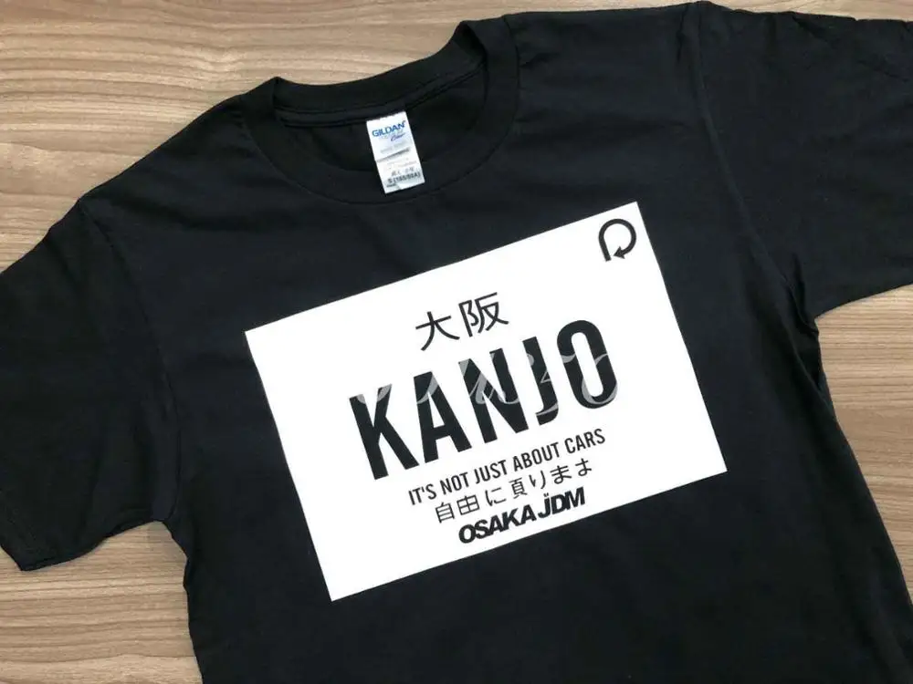 Лидер продаж, модная футболка с принтом Kanjo Box | Осака JDM | LOOP ONE | Fd2r | EG6 | EK9, повседневная односторонняя футболка, Мужская брендовая футболка - Цвет: 1