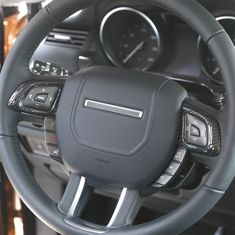 2 шт. для Land Rover Range Evoque 12-17 углеродное волокно стиль ABS пластиковые аксессуары
