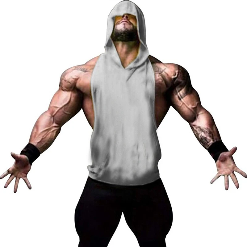 Бренд ZOGAA одежда для тренажерных залов бодибилдинг фитнес Мужская майка топ 11