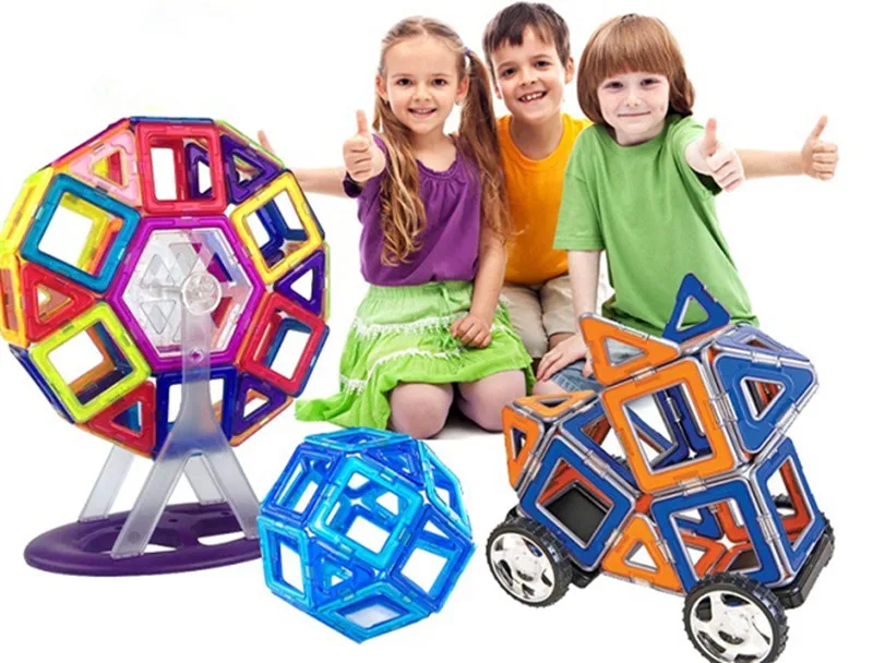 72 шт. 82 90 92cs Magformers Большие Размеры магнитные образовательные детские игрушки 3D