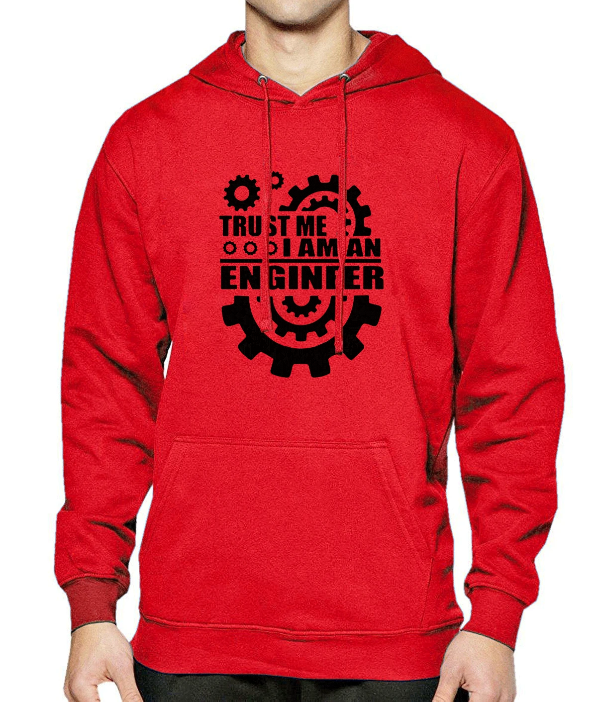 

Trust Me I Am An Engineer Print 2018 Spring Winter Fleece Hoody Sweatshirt For Men Tracksuit Streetwear Men's Sportswear Hip Hop