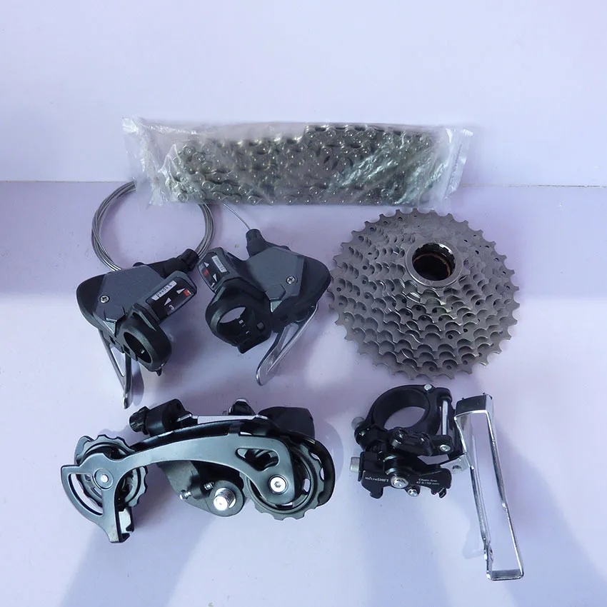 Цепь для горного велосипеда microshift 3*10 30 s/ATA спиннинг маховик 5 шт. набор передний переключатель задний переключатель переключения передач