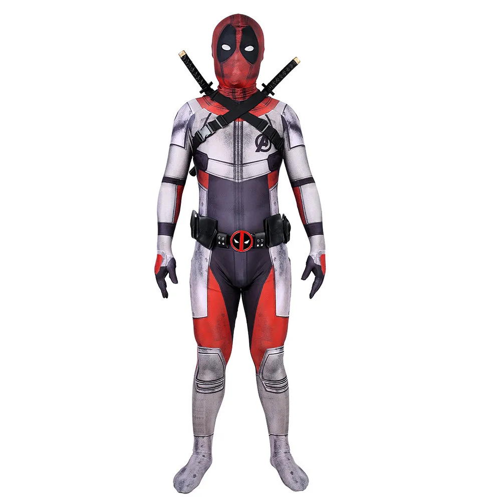 Мстители Endgame Quantum Realm Дэдпул Battlesuit борьба корпус Военная Униформа косплэй костюм