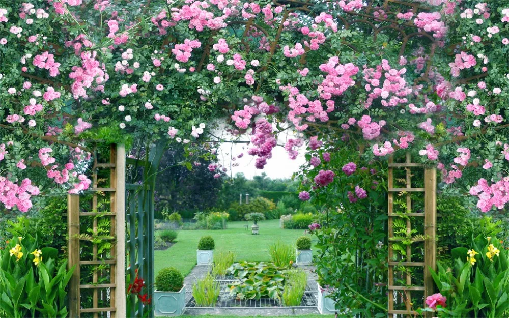 3d занавески высокое качество индивидуальный размер современный зеленый парк на