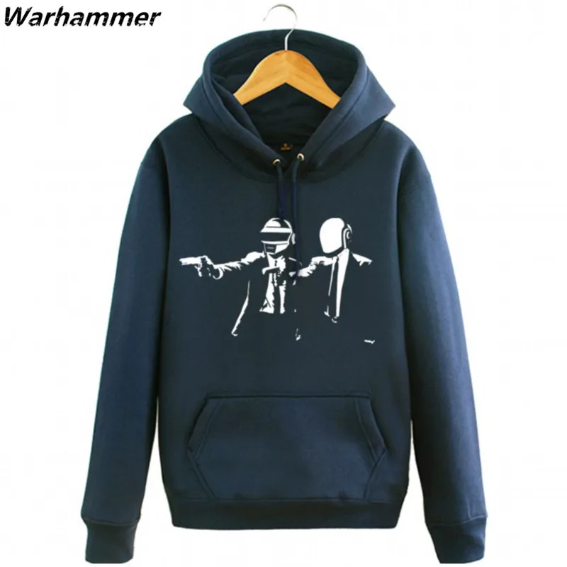 Daft панк электричество звук Толстовка Рок толстый с капюшоном для мужчин и женщин