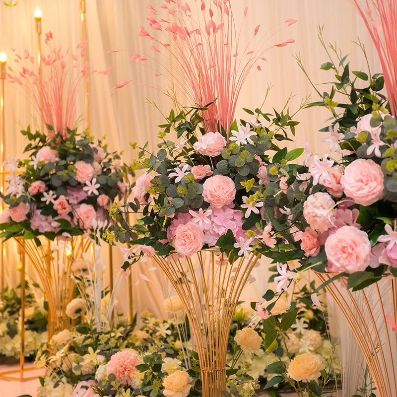 Фотофон для свадебвечерние НКИ 45 см с павлиньими листьями и пионами | Дом сад