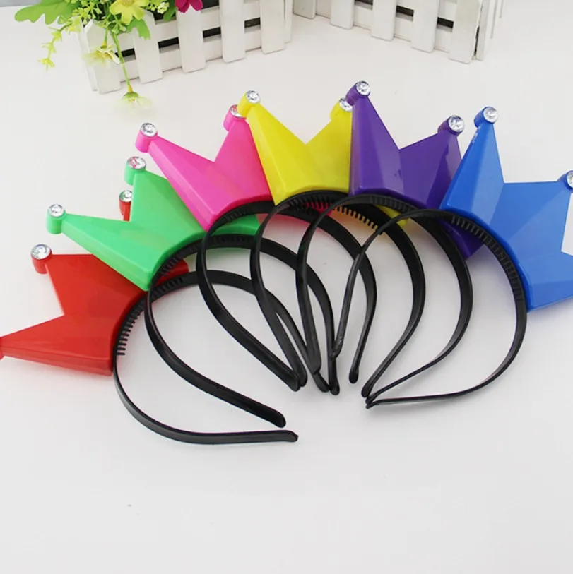 Lovely Kids Head Band Luminous LED Light Hair Plastic Crown Headband For Halloween YH1810 | Игрушки и хобби