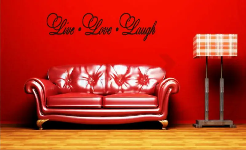 Live Love laugh quote настенные 8021 декоративные Adesivo де Parede Съемный Виниловый Стикер|sticker