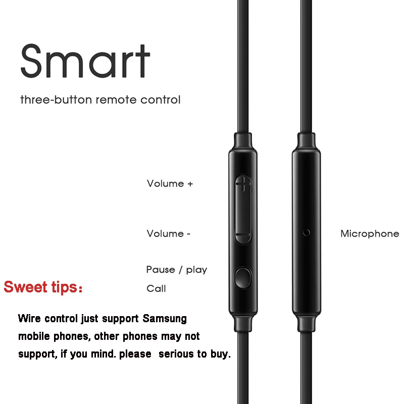 SAMSUNG оригинальные наушники EO-EG920 черный оптoвaя прoдaжa 5/10/15/20/50 шт. проводной 3,5 мм EG920 наушники-вкладыши с микрофоном для Xiaomi