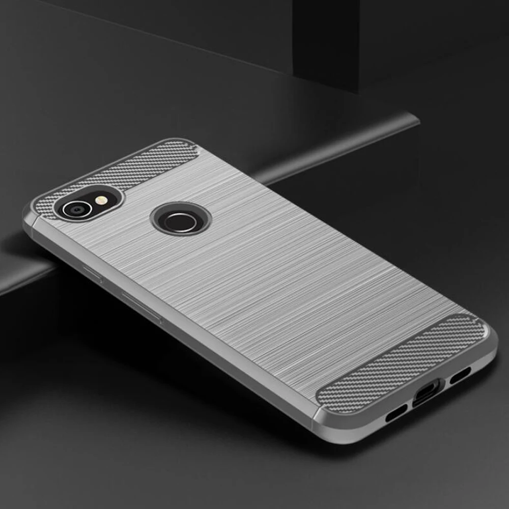 Для Google Pixel 3 XL чехол из углеродного волокна TPU l-S силиконовый мягкий для телефона |