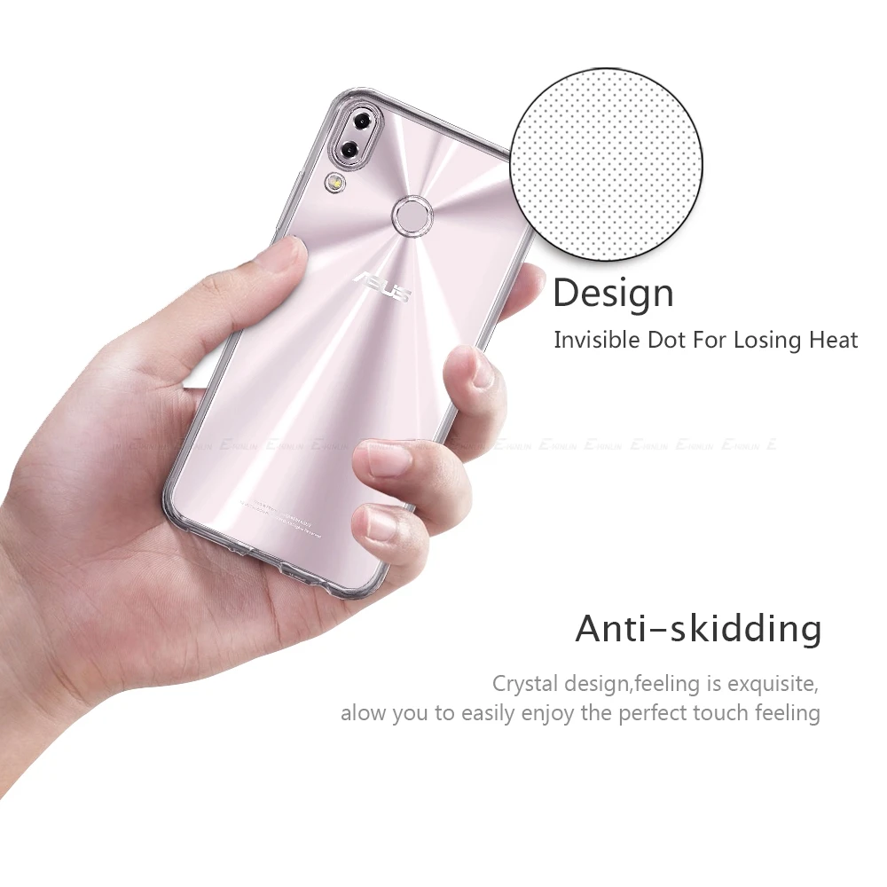 Ультратонкий прозрачный силиконовый чехол для Asus ZenFone 6 ZS630KL 5 5Z ZE620KL ZS620KL задняя