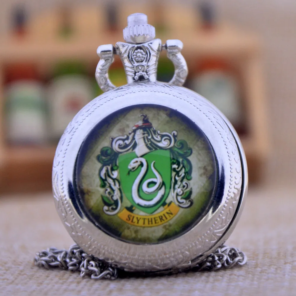Гарри Поттер Слизерин школьная Змея Черный/Бронзовый/Серебряный стеклянный