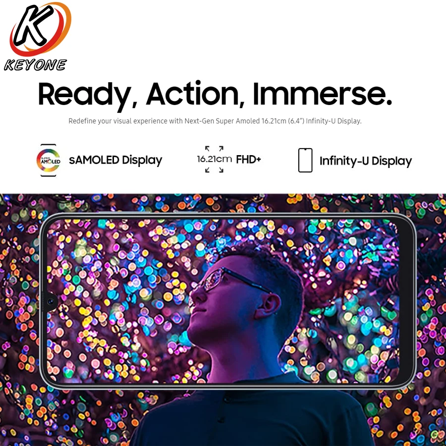 Новинка, мобильный телефон samsung Galaxy A30 A305F-DS, 4G LTE, 6,4 дюймов, 4 Гб ОЗУ, 64 Гб ПЗУ, четыре ядра, двойная задняя камера, Android 9,0, две sim-карты