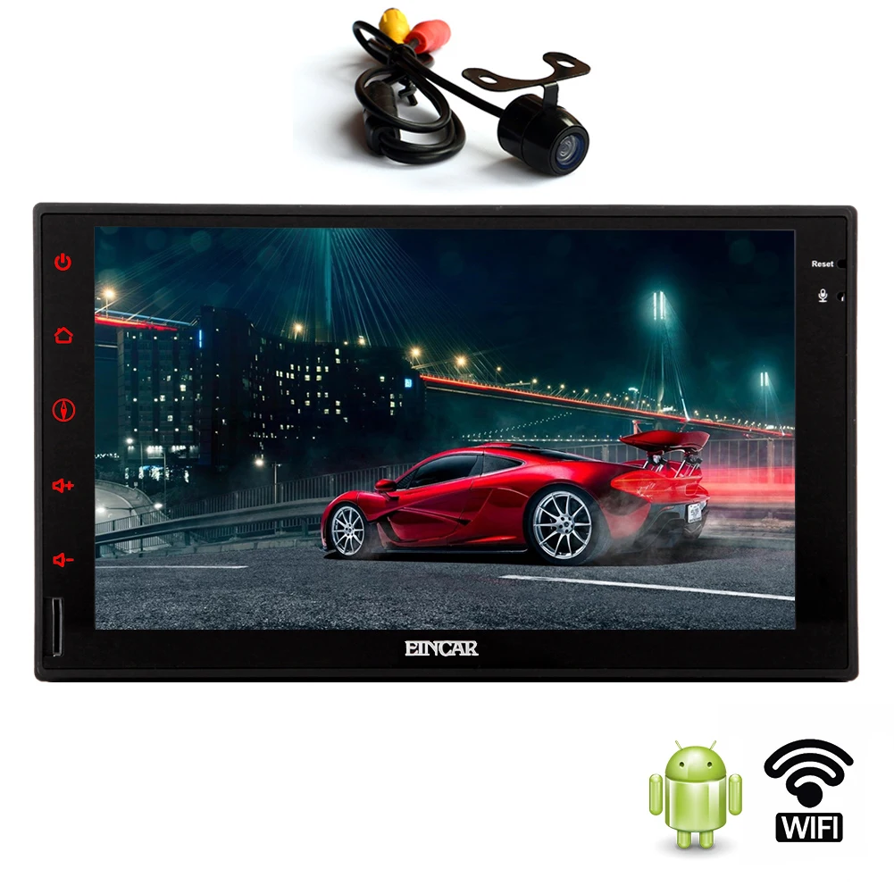 GPS музыке стерео 1080 P автомагнитолы Авто Android 5.1 автомобиль Радио Bluetooth Wi Fi OBD2 PC 4 core 2