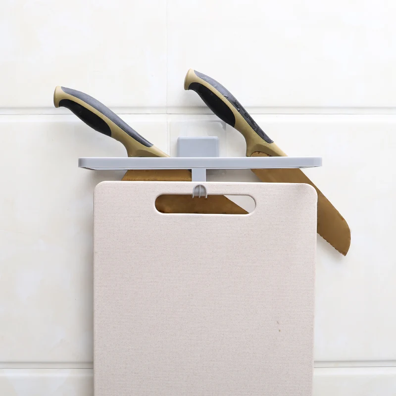 Кухонная полка настенный держатель для кухонных ножей бытовой пластиковый