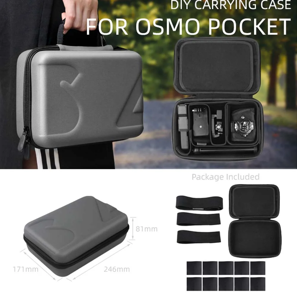 Чехол для переноски сделай сам DJI Osmo Карманный карданный подвес ПУ сумка хранения
