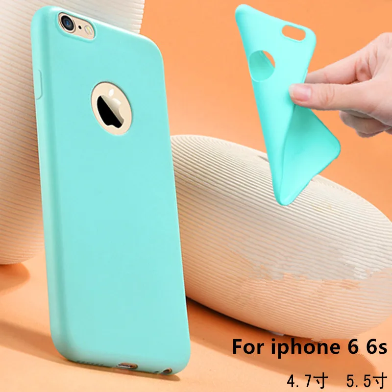 Чистый силиконовый чехол для мобильного телефона iPhone6 iphone 6 6s plus 4 7 &quot5 5&quot мягкий