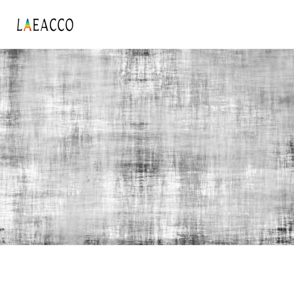 Laeacco Фото фоны серая поверхность цементной стены градиентный однотонный узор