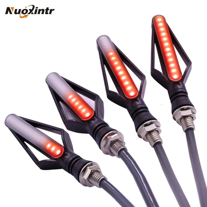 Nordson 2 шт. 24 светодиодный мотоцикл поворотные сигнальные огни для Harley
