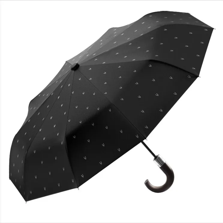 black have pattern OLYCAT брендовый Ветрозащитный складной Автоматический Зонт мужской Авто роскошный большой Ветрозащитный зонты для мужчин дождь черное покрытие 10 к - Цвет: black have pattern