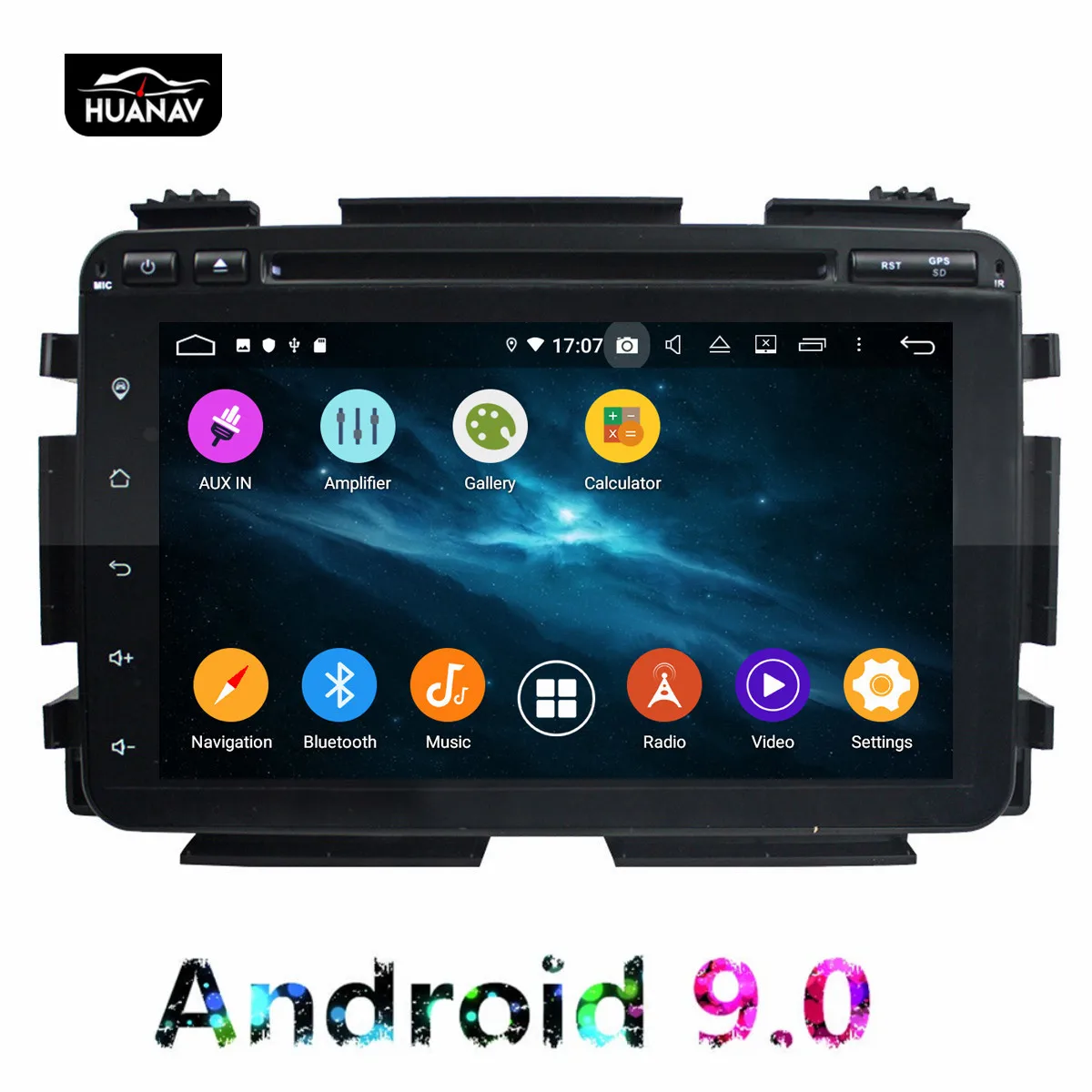 Автомобильный DVD-плеер DSP Android 9 0 GPS-навигация для Honda Vezel 2015 + мультимедийный