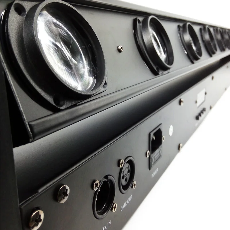 Чехол с 2/шт светодиодный бар 4x12 Вт+ 4x12 Вт Подвижная головка Контроллер освещения DMX мобильный производственный чехол для храмов