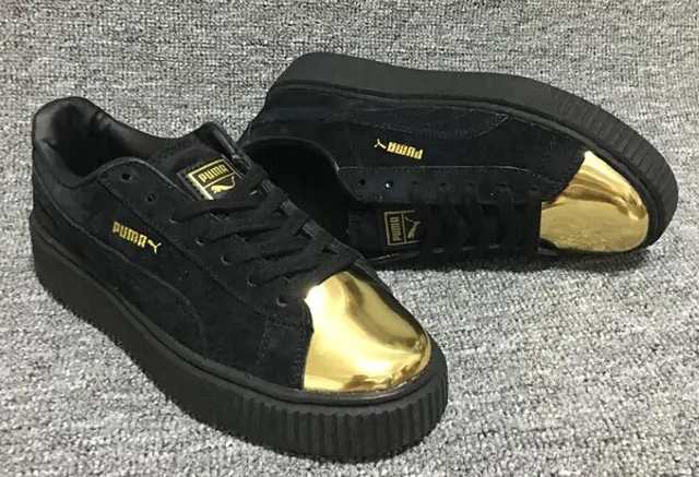 2018 Новый PUMA Suede Platform щебень Jewel Для женщин кроссовки Rihanna  классический цвет тон простой бадминтон обувь размеры 36–39 | Спорт и  развлечения | АлиЭкспресс