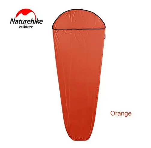 Naturehike портативный высокоэластичный открытый одиночный спальный мешок лайнер путешествия отель лист Анти Грязный весна осень спальные мешки - Цвет: Orange