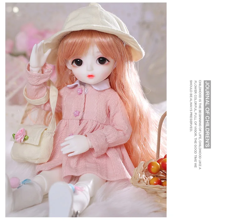 BJD SD Кукла Одежда 1/6 розовый стиль для Linachouchou тела YF6-452 куклы аксессуары luodoll