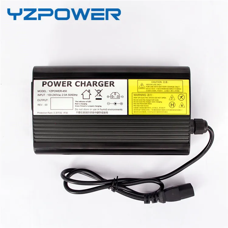YZPOWER 29V 10A 9A 8A 7A свинцово-кислотный аккумулятор зарядное устройство для 24V батареи