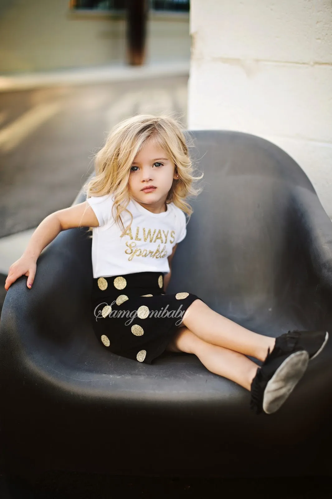 

Mother and Daughter SETS Spring and Summer Europe and America Polka Dot Letter Solid Fashion Skirt Good Family Clothing Outfits