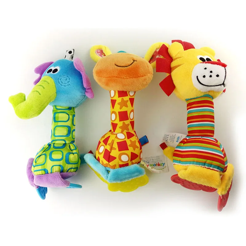 Новые детские грызунки погремушки игрушки для новорожденных мягкие Мультяшные