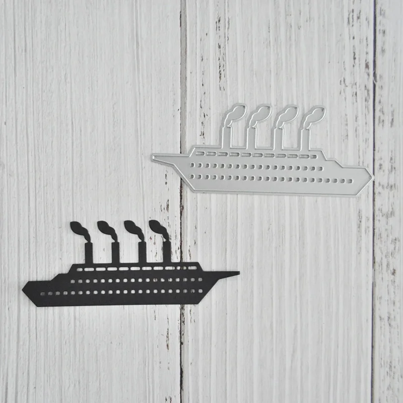 

Happymems металлические режущие штампы для круизных кораблей, кораблей, карт, серебряных поделок, украшения для скрапбукинга, резные штампы, под...